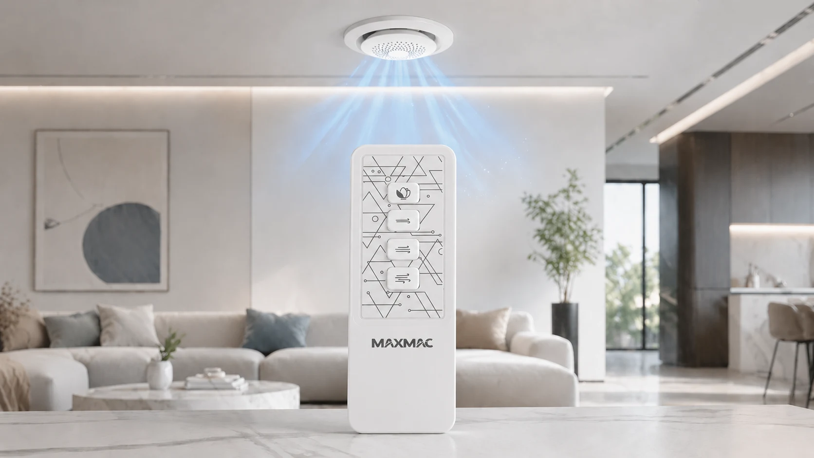 用于家居香氛控制的 MAXMAC 无线遥控器