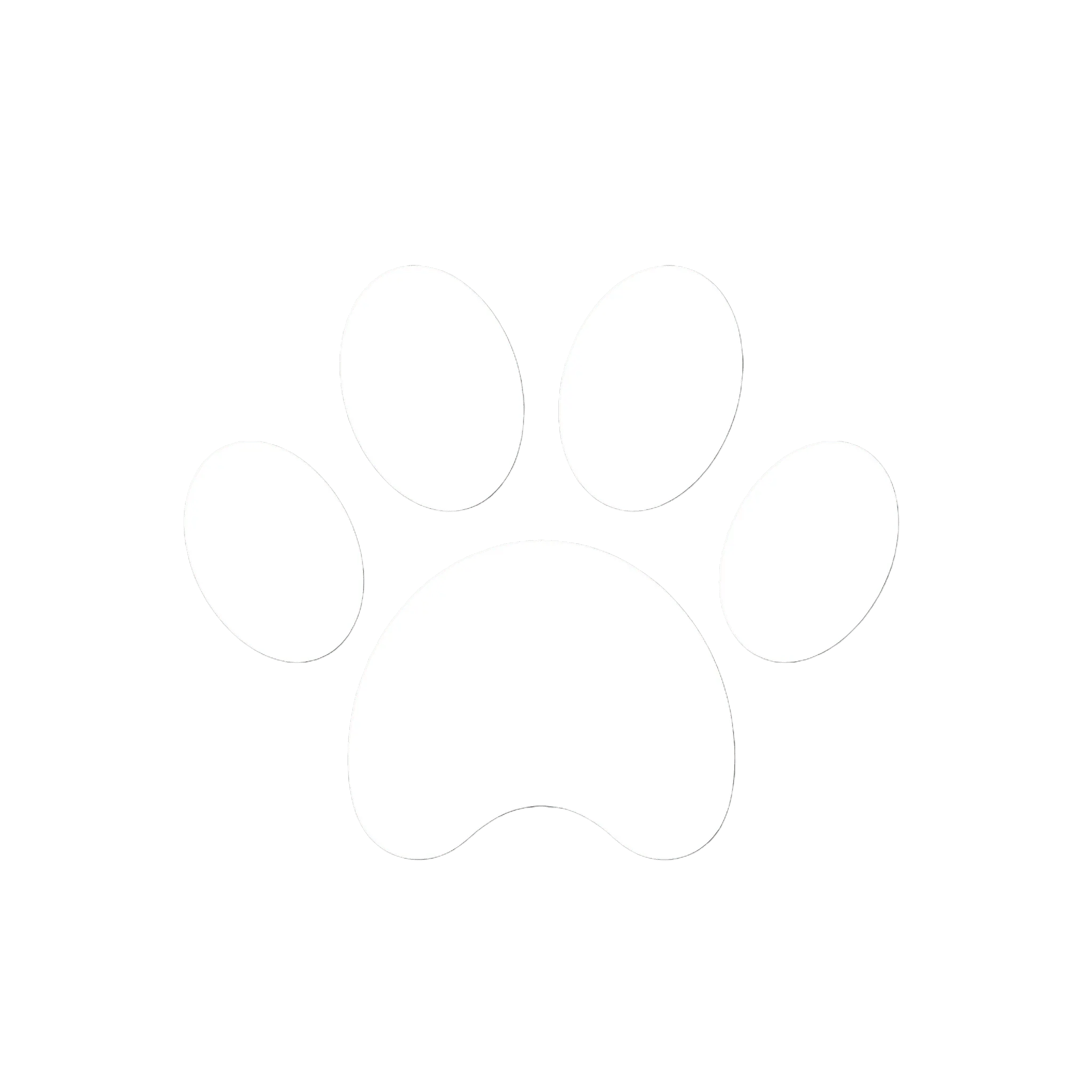 Pet care application space icon