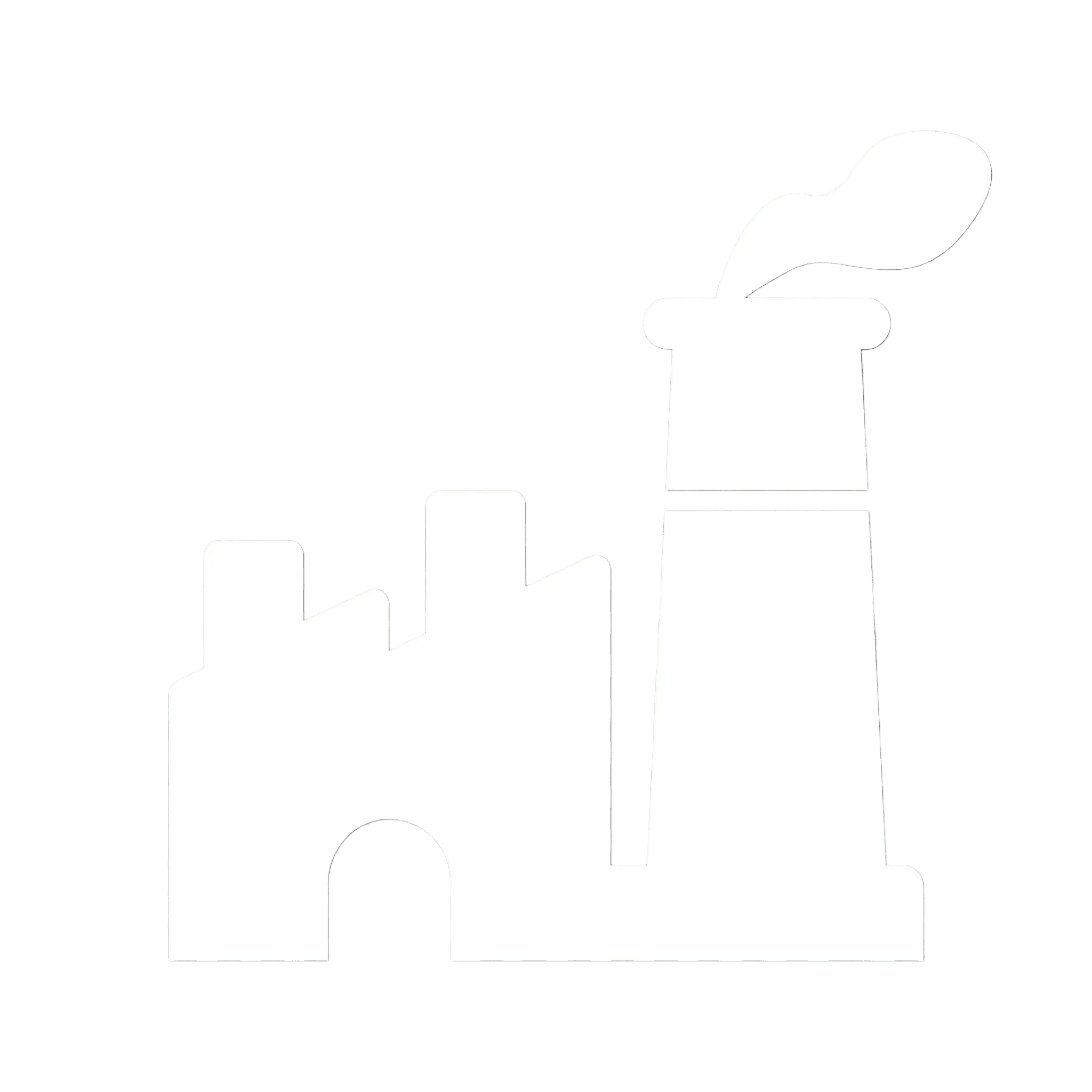 Industrial application space icon