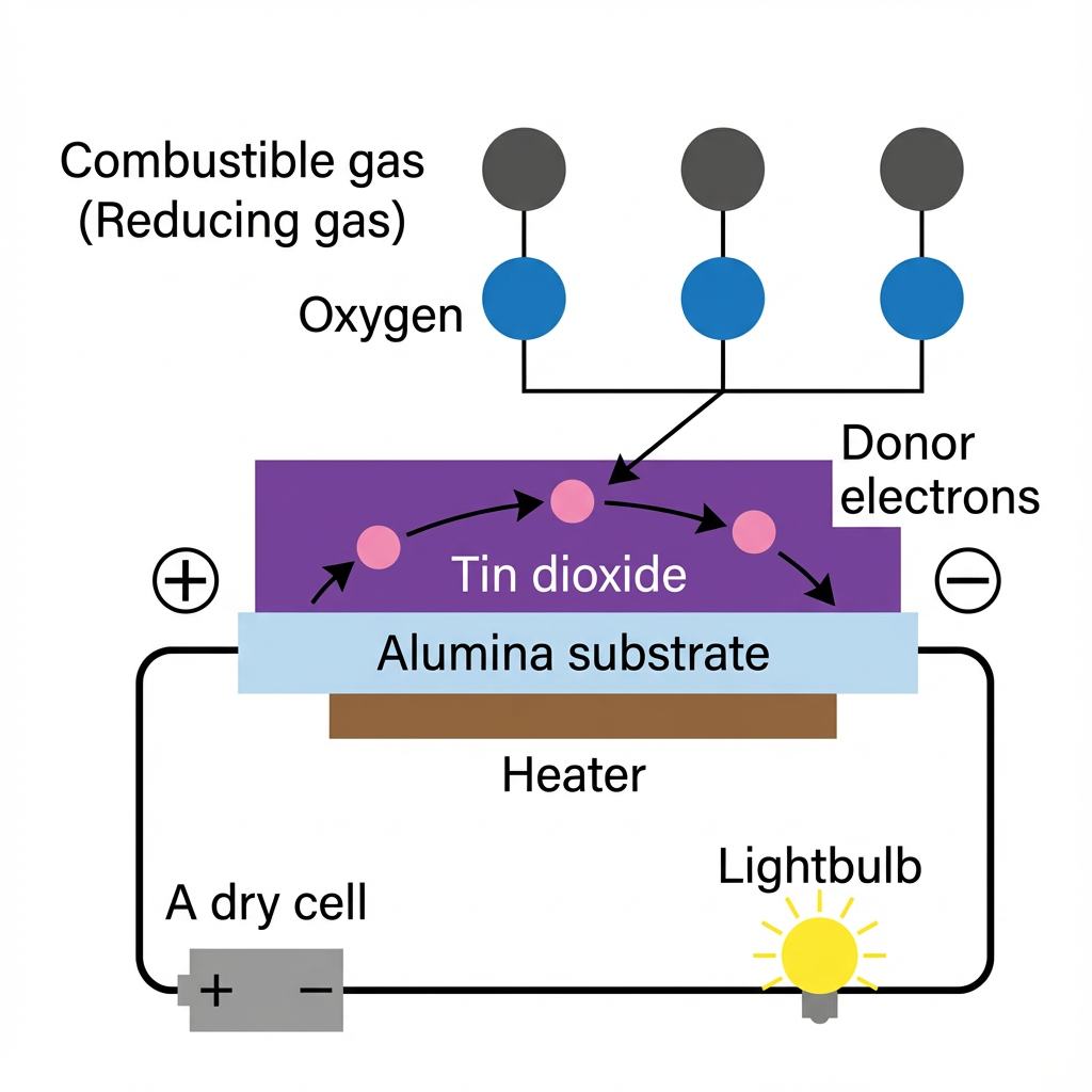 R290センサー技術原理の概略図