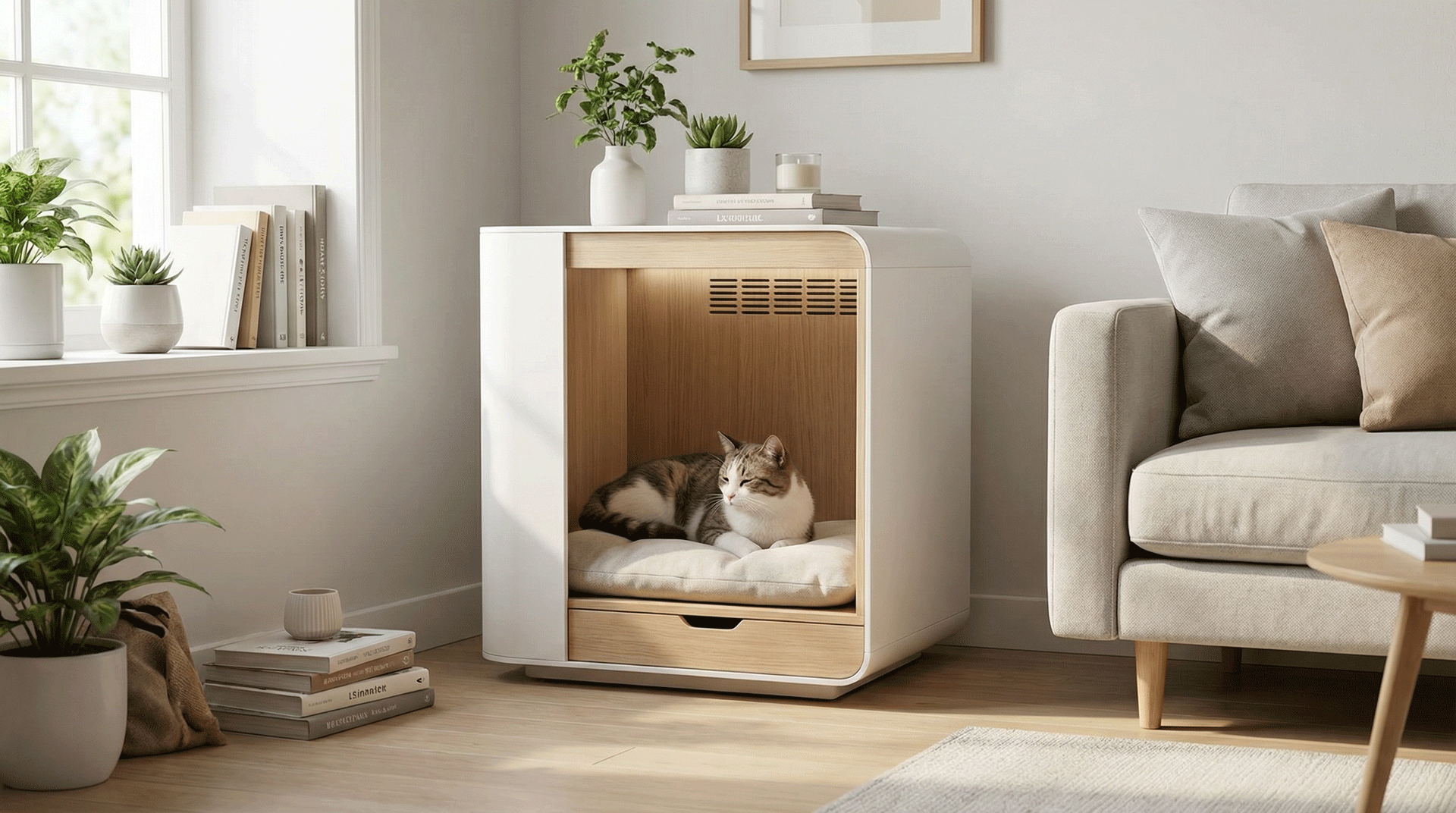 지능형 애완동물 축사 공기 순환 시스템